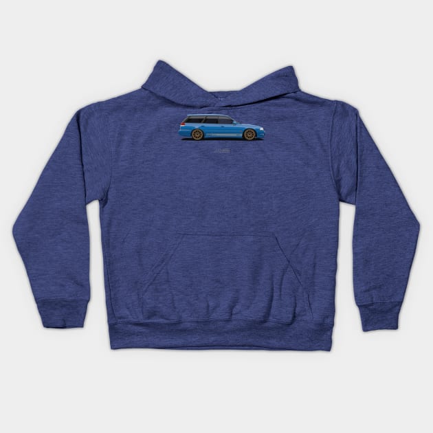 Legacy GT-B Blue Kids Hoodie by ARVwerks